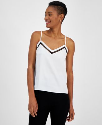 BOSS Orange - Women's Lace-Inset V-Neck Camisole