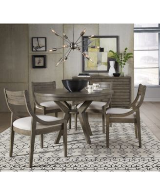 Furniture - Greystone 5pc Dining Set (Round Table & 4 Side Chairs)