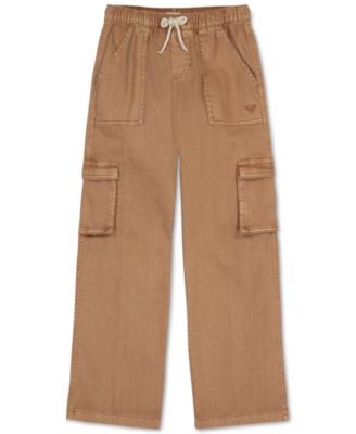 Roxy - Big Girls Precious Cargo Cotton Wide-Leg Pants