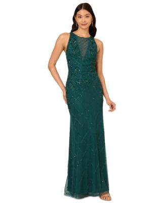 Adrianna Papell - Women's Embellished Mermaid Gown