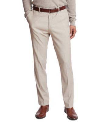 Paisley & Gray - Men's Downing Slim-Fit Stretch M&eacute;lange Suit Pants