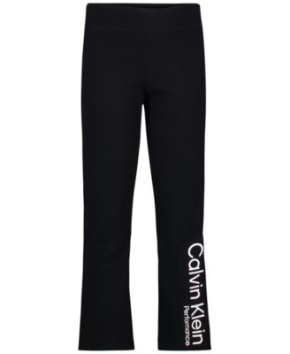 Calvin Klein - Big Girls Logo Flare-Leg Pants