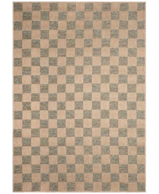 Liora Manne' - Roma Checkerboard 7'10"x9'10" Area Rug
