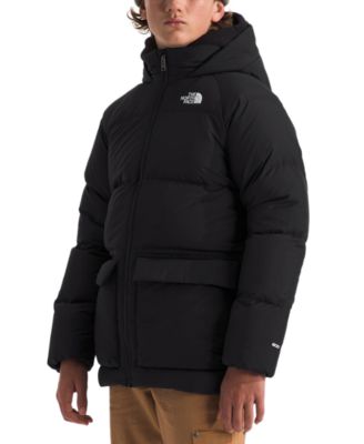 The North Face - Big Boys North Quilted Fleece-Lined Full-Zip Hooded Short Down Parka