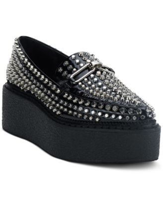 Jeffrey Campbell - Choux-St Lace-Up Studded Flatform Oxfords