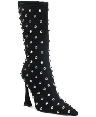 Jeffrey Campbell - Fancy-U Mid-Shaft Studded Dress Booties