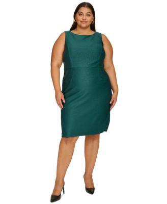 Calvin Klein - Plus Size Embellished Sleeveless Dress