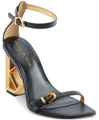 Donna Karan New York - Women's Sculptural Logo Heel Sandals