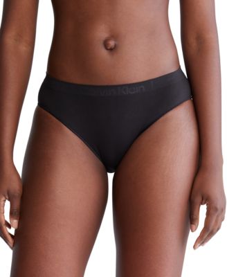 Calvin Klein - Women's Embossed-Waistband Bikini - 3 Pack