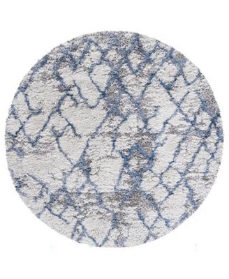 Safavieh - Horizon Shag HZN894M 3'x3' Round Area Rug