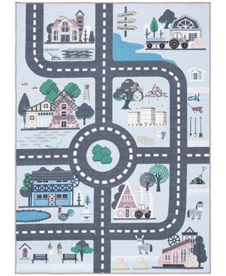 Safavieh - Kids Playhouse Washable KPH232M 2'2"x6' Runner Area Rug