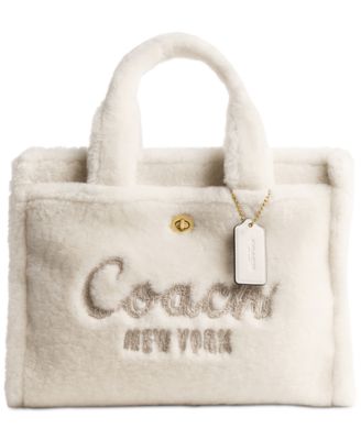 COACH - Shearling Cargo Medium Tote Bag