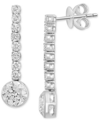 EFFY Collection - Lab Grown Diamond Dangle Drop Earrings (2-5/8 ct. t.w.) in 14k White Gold