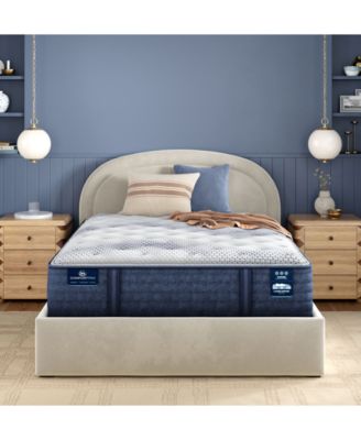 Serta - iComfortPro Canterbury 15" Latex Foam Plush Mattress Set - California King