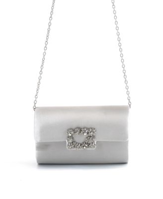 LIKE DREAMS - Clara Satin Rhinestone Gem Evening Crossbody