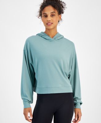 ID Ideology - Women's Ribbed Drop-Shoulder Hoodie