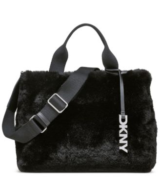 DKNY - Roni East West Medium Faux Fur Satchel