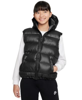 Nike - Big Kids Sportswear Heavyweight EasyOn Therma-FIT Repel Loose Hooded Vest