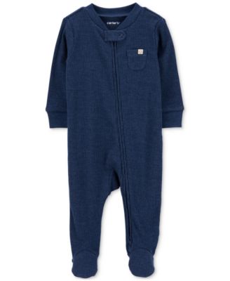 Carter's - Baby Textured 2-Way-Zip Sleep & Play Footed Coverall