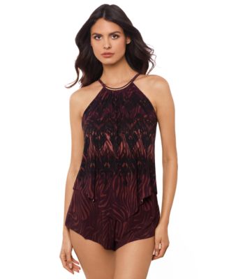 Magicsuit - Women's Romper High-Neck One-Piece Swimsuit