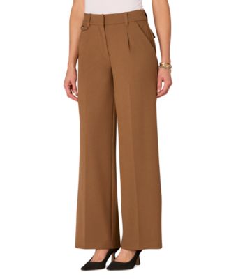 Democracy - Petite AbSolution Skyrise Gabardine Wide-Leg Trousers