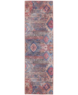 Nicole Curtis - Machine Washable Series 1 SR106 2'2x8' Runner Area Rug