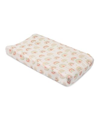 Crane Baby - Infants Parker Quilted Rainbow Change Pad Cover