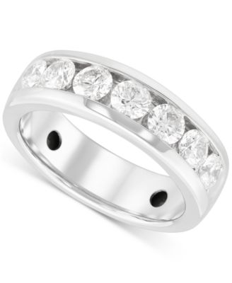 Grown With Love - Lab Grown Diamond Channel-Set Band (2 ct. t.w.) in 10k White Gold
