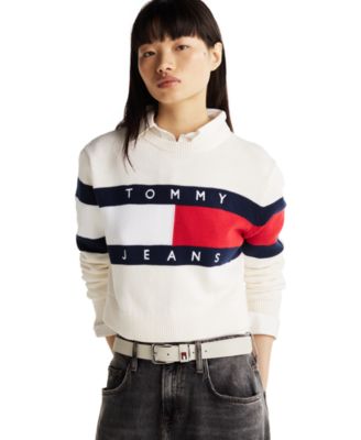 Tommy Jeans - Women's Crewneck Flag Logo Sweater