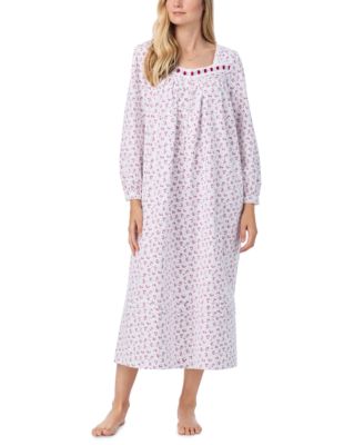 Eileen West - Women's Cotton Flannel Lace-Trim Ballet Nightgown