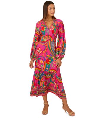 Adrianna by Adrianna Papell - Women's Printed Midi Dress