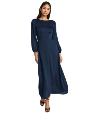 Donna Morgan - Women's Cutout Tie-Back Maxi Dress