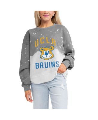Gameday Couture - Women's Gray UCLA Bruins Twice As Nice Faded Crewneck Sweatshirt