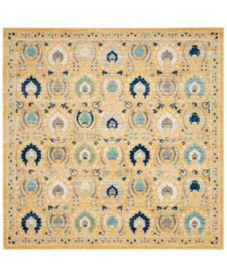 Safavieh - Evoke EVK251B Gold/Ivory 6'7" Round Area Rug