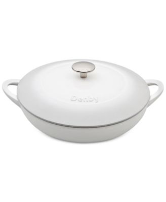 Denby - Natural Canvas Cast Iron 2-Pc. Shallow Covered Casserole