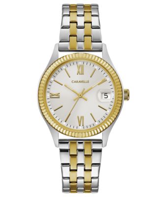 Caravelle - Women's Two-Tone Stainless Steel Bracelet Watch 32mm