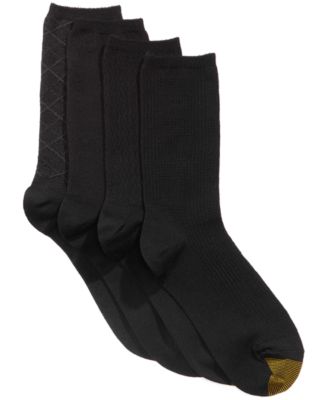 Gold Toe - Women's 4-Pk. Textured Crew Socks