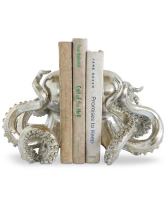 3R Studio - Octopus Resin Bookends, Set of 2