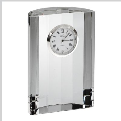 Badash Crystal - Crystal Clock  4.5X3.5"