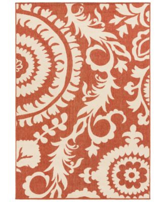 Surya - Alfresco ALF-9613 Rust 7'6" x 10'9" Area Rug