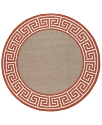 Surya - Alfresco ALF-9628 Rust 8'9" Round Area Rug