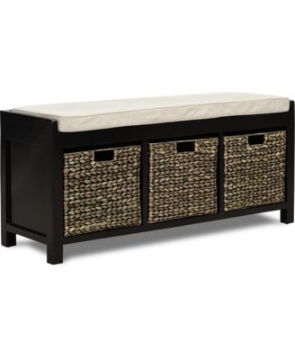 Click Décor - Griffin Storage Bench, Quick Ship