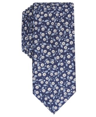 Bar III - Men's Magnolia Skinny Floral Tie