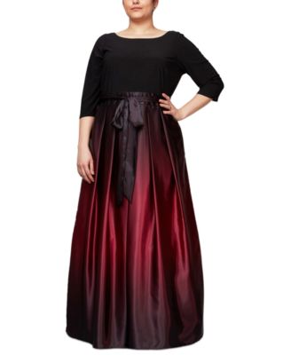 SL Fashions - Plus Size Ombr&eacute; Ballgown