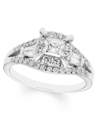 Macy's - Diamond Engagement Ring (1 ct. t.w.) in 14K White Gold
