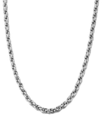 Esquire Men's Jewelry - Triple Woven Link 22" Chain Necklace