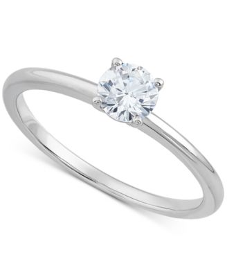 Grown With Love - Lab-Created Diamond Engagement Ring (1/2 ct. t.w.) in 14k Gold