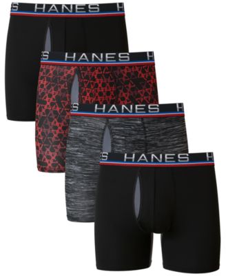 Hanes - Men's Ultimate 4pk. Sport Boxer Briefs