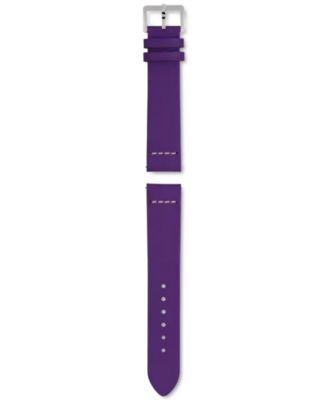 Rado - Captain Cook Mauve Leather Watch Strap 37mm