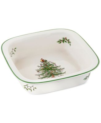 Spode - Christmas Tree Square Baker